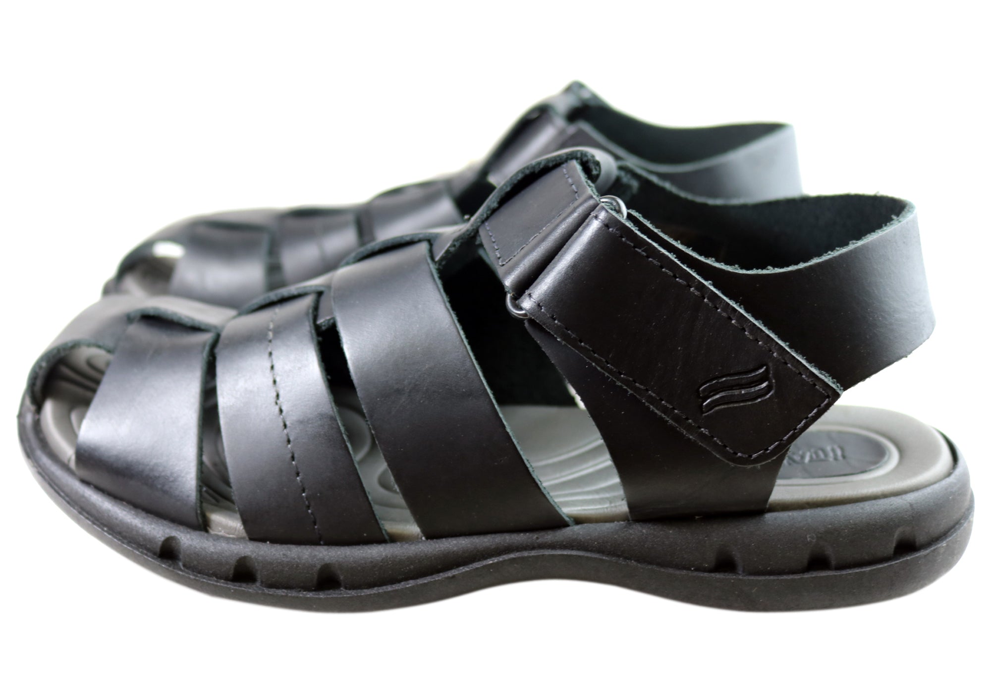 Itapua Troy Mens Leather Comfort Closed Toe Sandals Made In Brazil