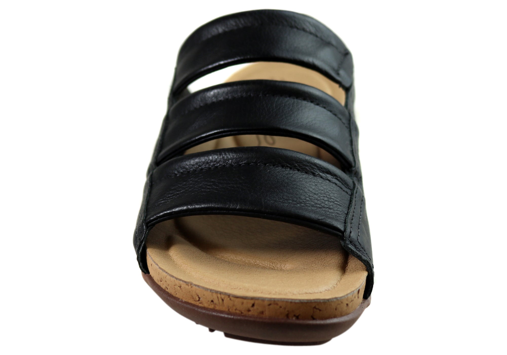 New Face Serenity Womens Comfort Leather Slides Sandals Made In Brazil
