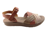 New Face Bellis Womens Comfortable Leather Sandals Made In Brazil