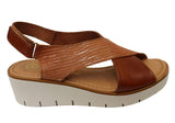 Lola Canales Yvonne Womens Comfortable Leather Sandals Made In Spain