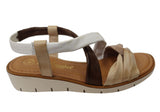 Lola Canales Bella Womens Comfortable Leather Sandals Made In Spain