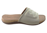 New Face Fresco Womens Comfort Leather Slides Sandals Made In Brazil