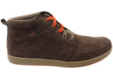Caterpillar Dorrington Mens Leather Wide Fit Casual Lace Up Boots