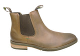 Slatters Optimum Mens Comfortable Leather Pull On Chelsea Dress Boots