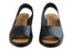 New Face Emberly Womens Leather Wedge Sandals Made In Brazil