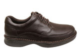 Slatters Award II Mens Leather Wide Comfortable Lace Up Walking Shoes