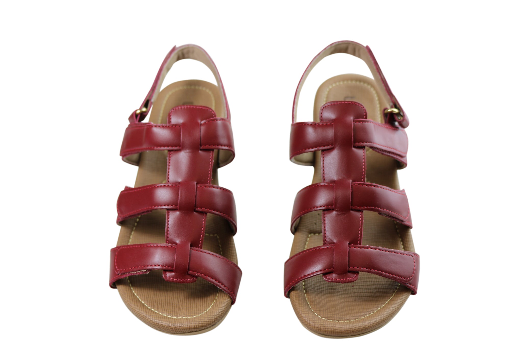 Usaflex Lani Womens Comfort Cushioned Leather Sandals Made In Brazil