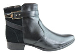 Dazzani Kimberly Womens Comfortable Leather Ankle Boots Made In Brazil