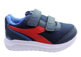 Diadora Falcon Jnr V Kids Comfortable Adjustable Strap Athletic Shoes