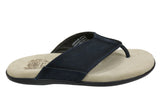 Savelli Laguna Mens Comfortable Leather Thongs Sandals Made In Brazil