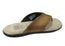 Savelli Laguna Mens Comfortable Leather Thongs Sandals Made In Brazil