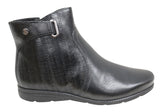 Bottero Jinny Womens Comfortable Leather Ankle Boots Made In Brazil