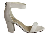 Isabella Brown Cameo Womens Block Heel Fashion Mid Heel Sandals