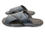 Savelli Banks Mens Comfortable Leather Slides Sandals Made In Brazil