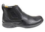 Savelli Stewart Mens Comfortable Leather Dress Boots Made In Brazil