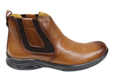 Savelli Stewart Mens Comfortable Leather Dress Boots Made In Brazil