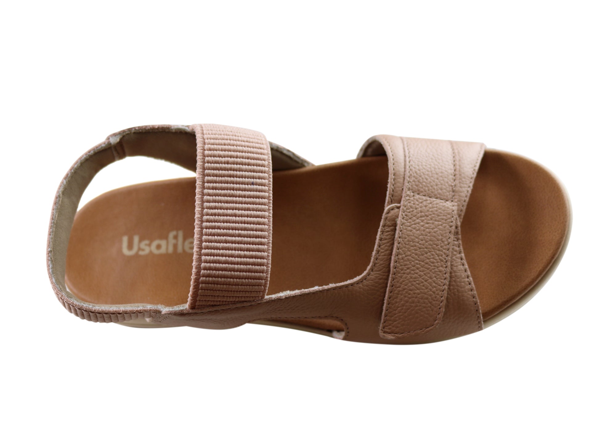 Usaflex Toka Womens Comfortable Leather Sandals Made In Brazil