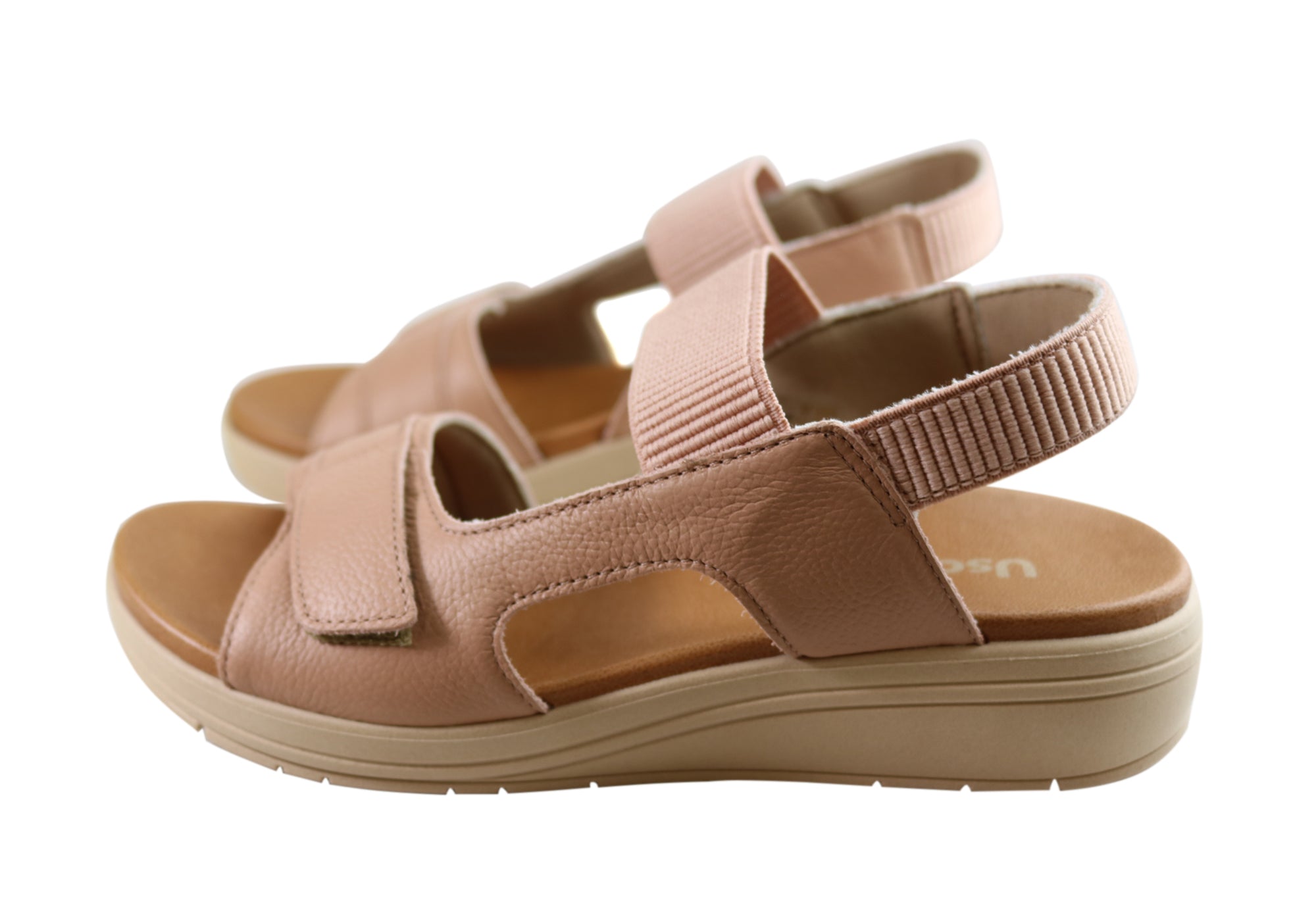 Usaflex Toka Womens Comfortable Leather Sandals Made In Brazil