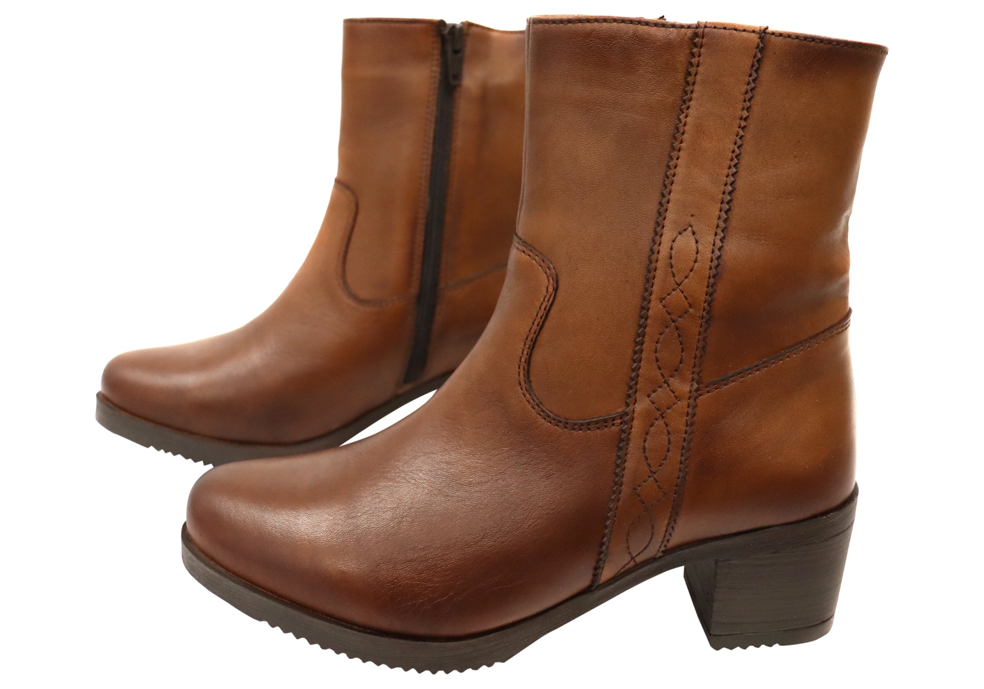 Orizonte Pose Womens European Comfortable Leather Ankle Boots
