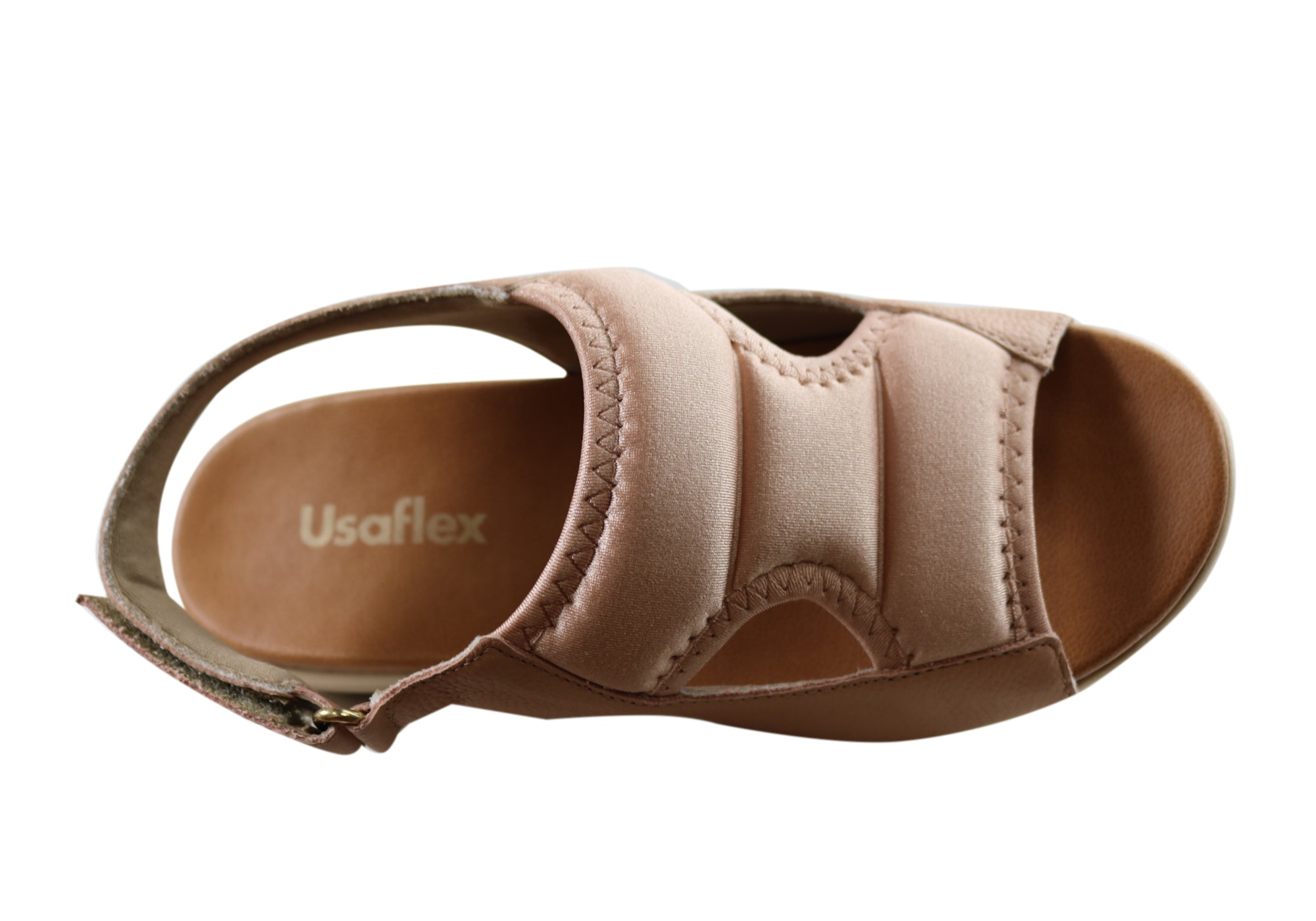 Usaflex Eloise Womens Comfortable Leather Sandals Made In Brazil