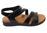Usaflex Lisa Womens Comfortable Leather Sandals Made In Brazil