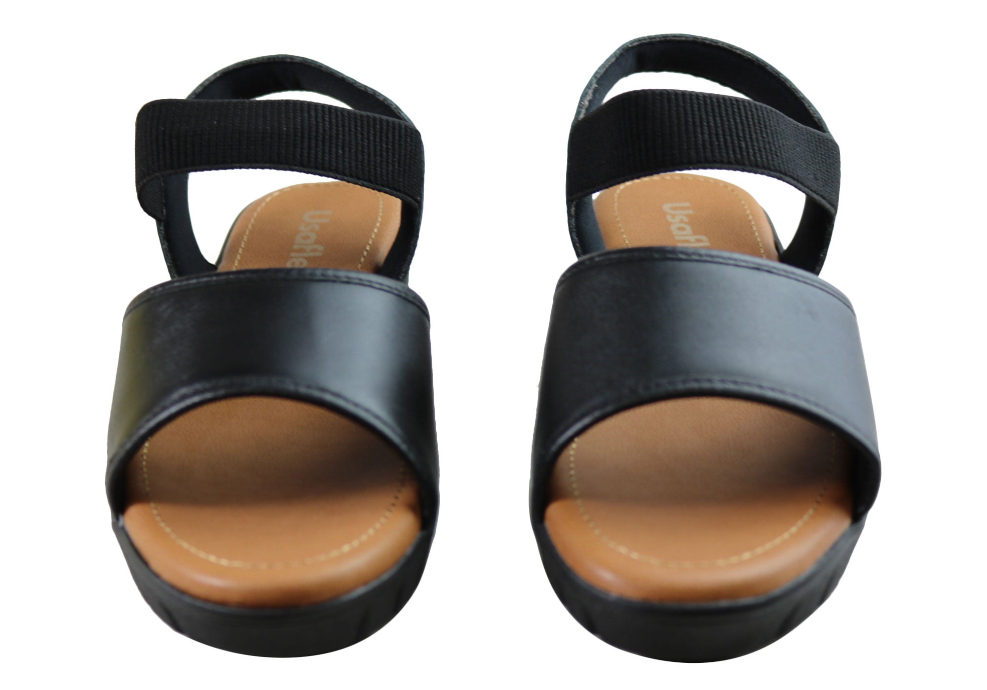 Usaflex Josa Womens Comfortable Leather Sandals Made In Brazil