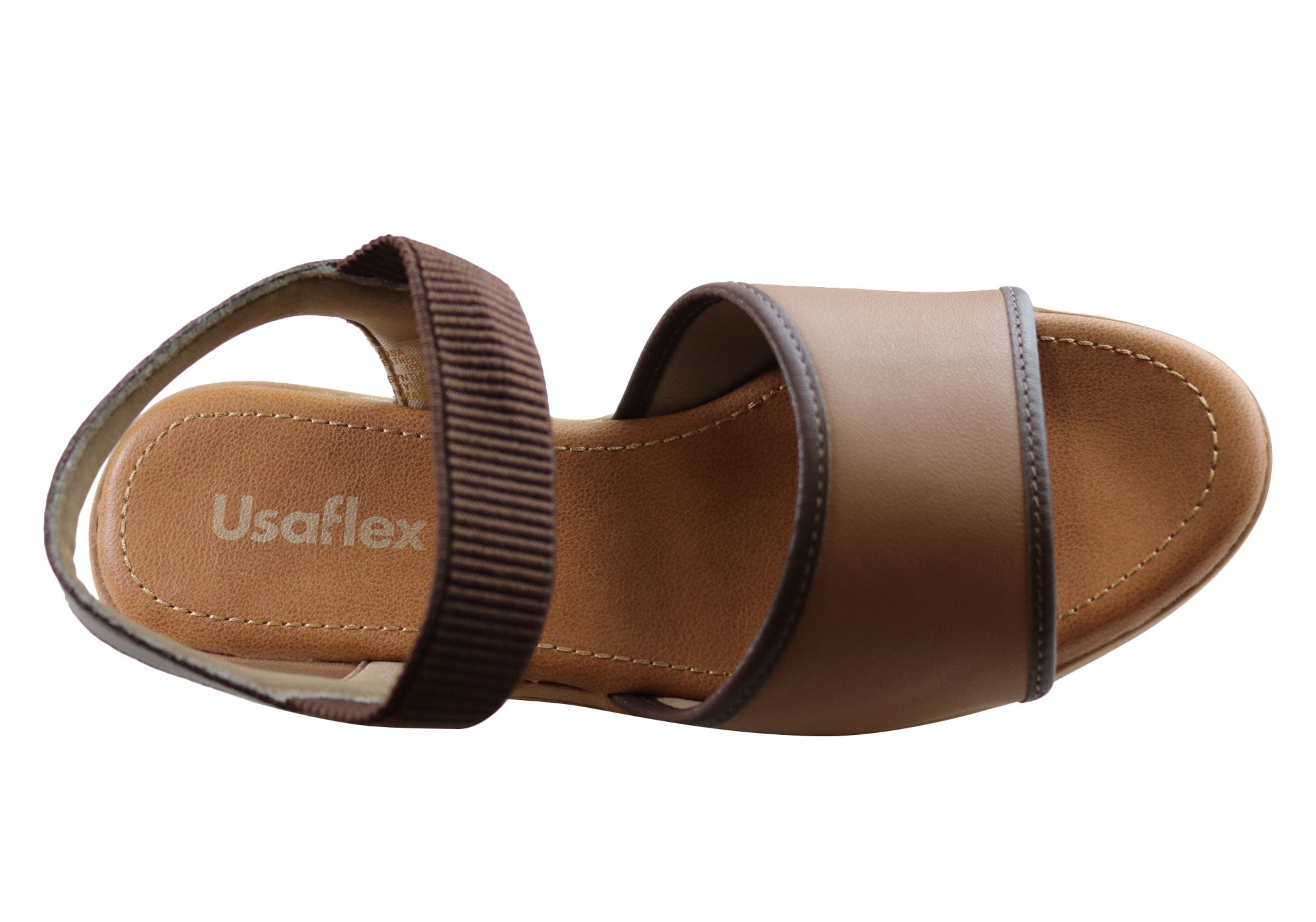 Usaflex Josa Womens Comfortable Leather Sandals Made In Brazil