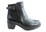 Orizonte Hilda Womens European Comfortable Leather Ankle Boots