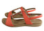 Usaflex Darwin Womens Comfort Cushioned Leather Sandals Made In Brazil