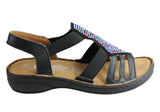 Cabello Comfort CP285-16 Womens European Leather Comfortable Sandals