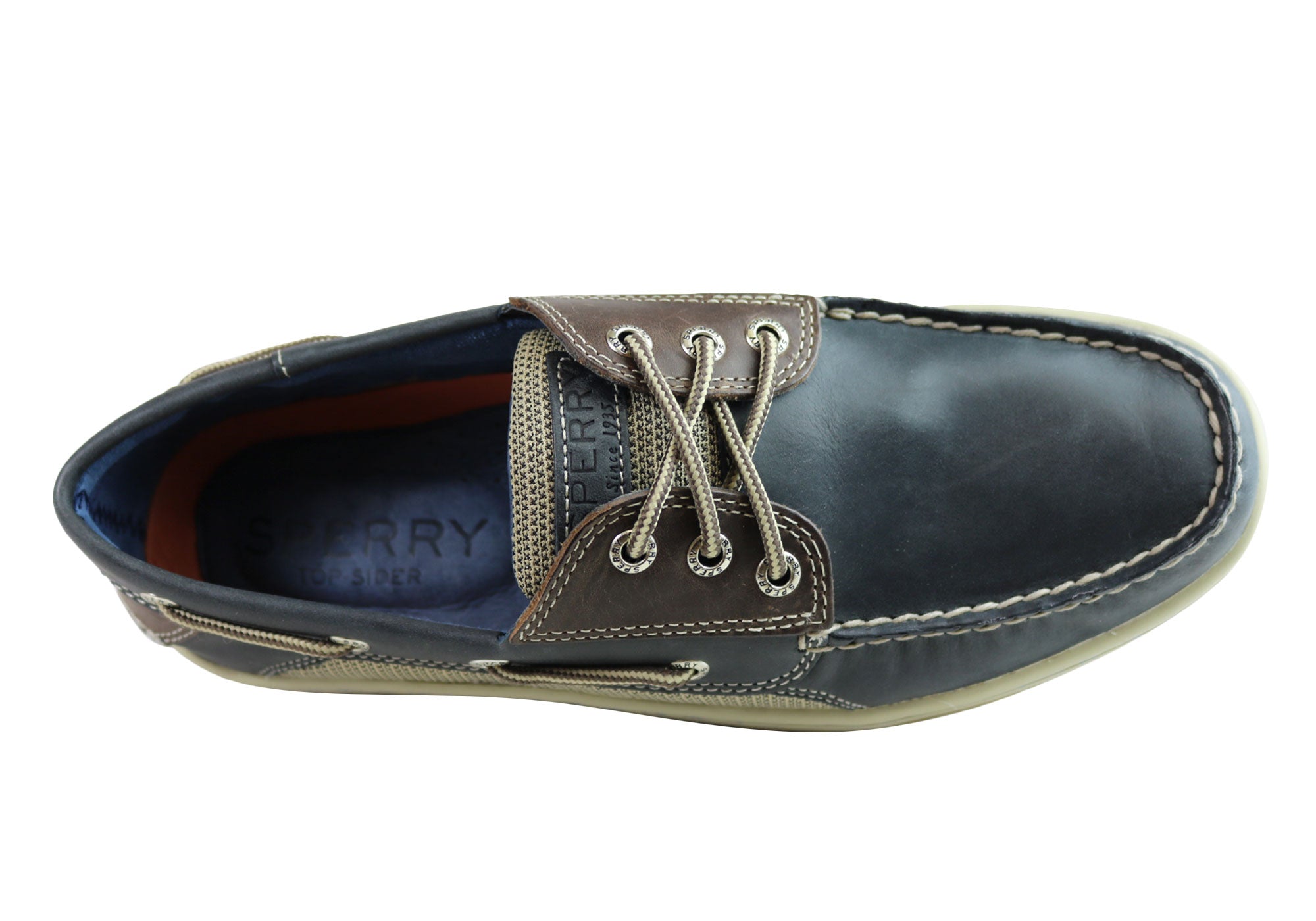 Navy/Brown