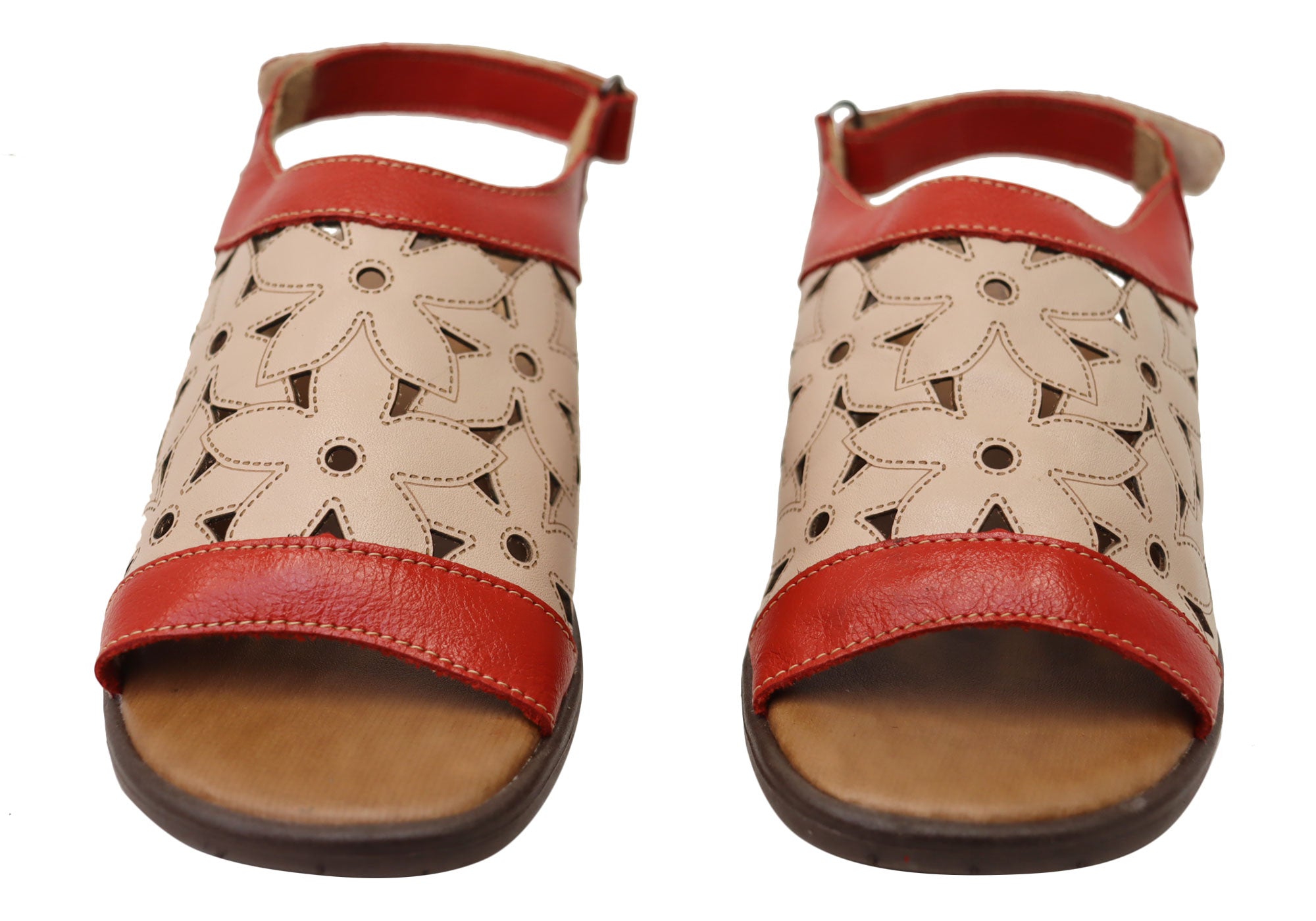 Red/Beige