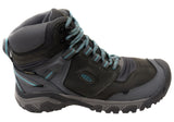Keen Womens Comfortable Leather Ridge Flex Mid Waterproof Hiking Boots