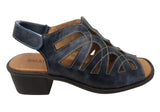 Balatore Cello Womens Comfortable Brazilian Leather Low Heel Sandals