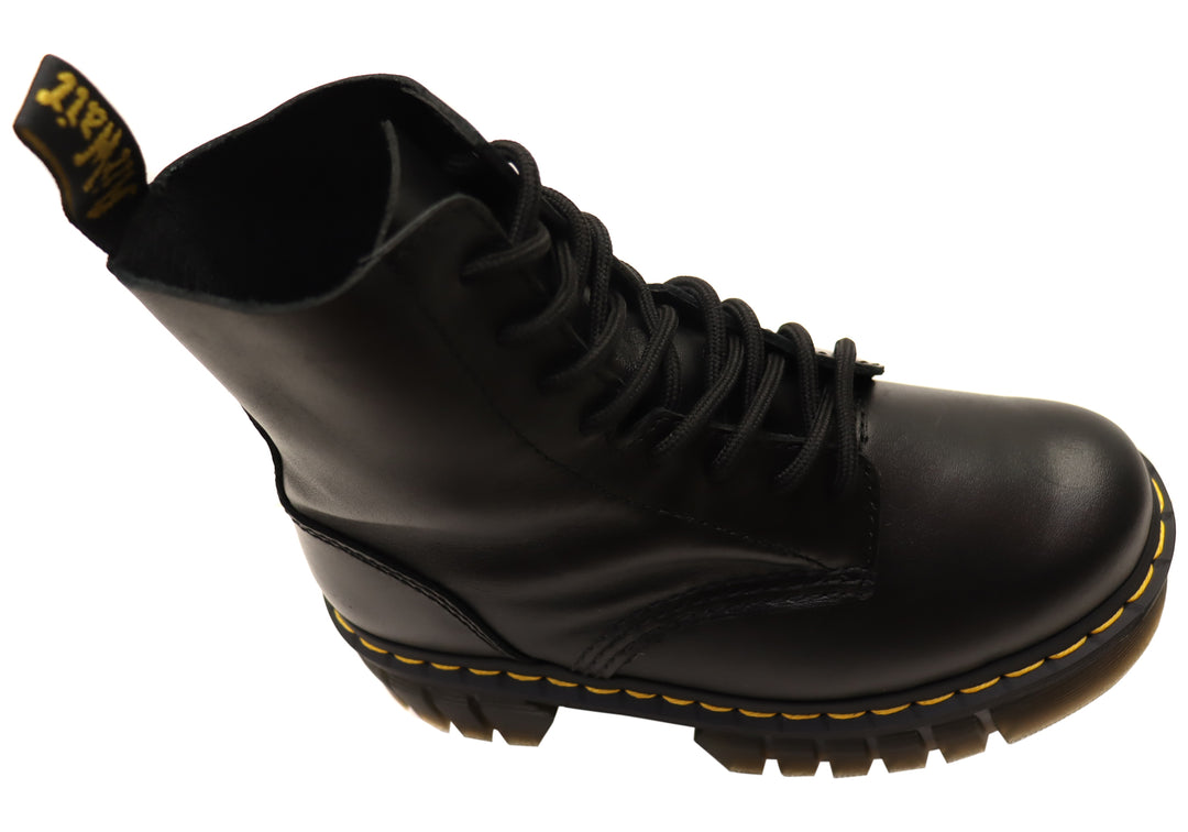 Dr Martens Unisex Leather Lace Up Audrick Boots Brand House Direct