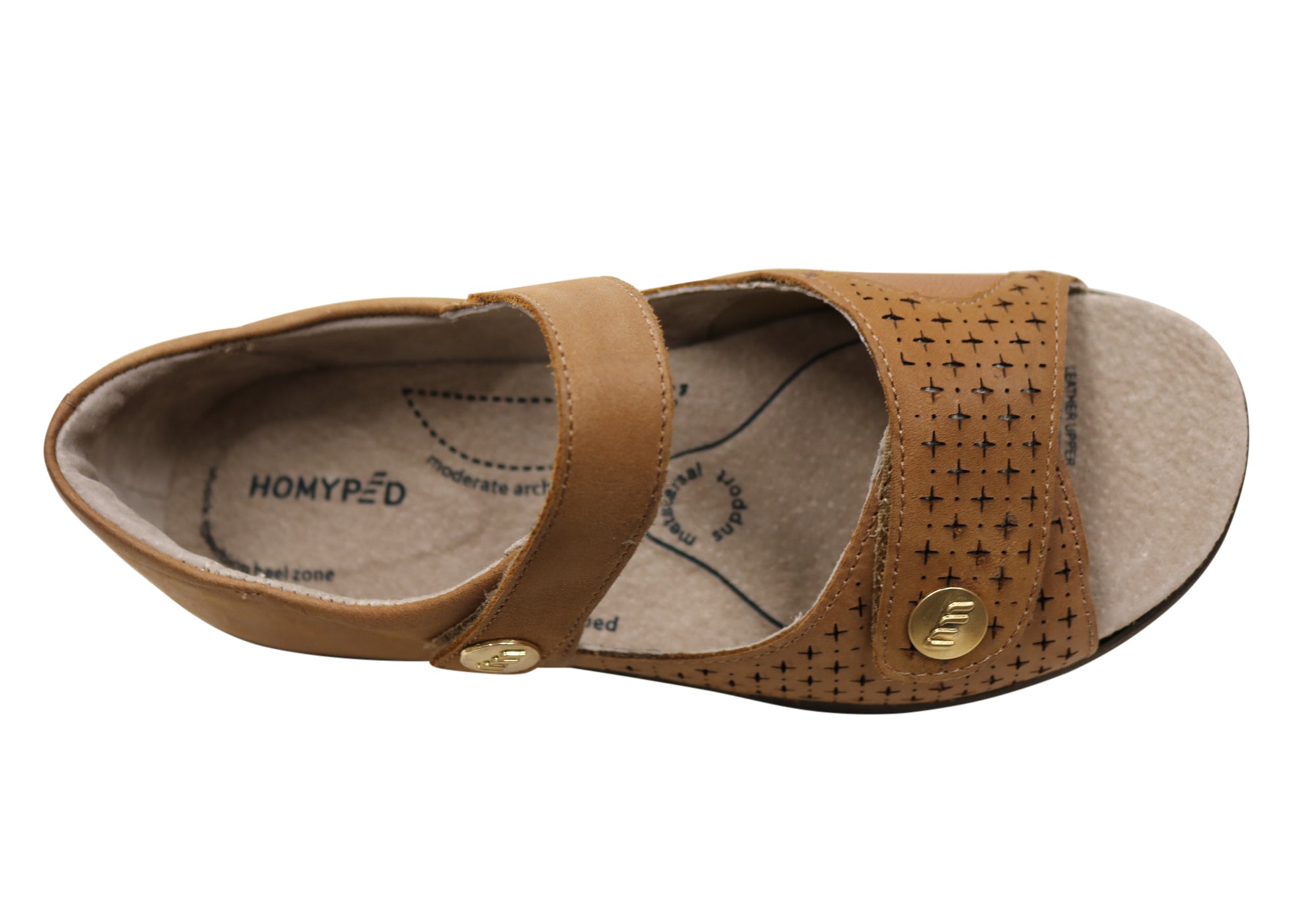 Homyped Dream Womens Extra Wide Supportive Orthotic Friendly Sandals