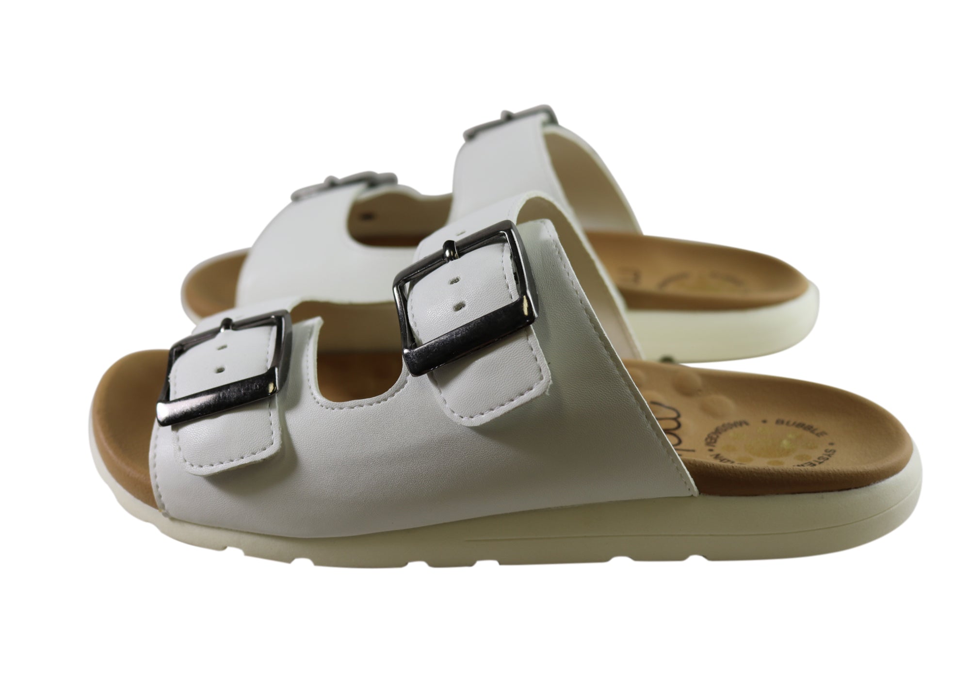 Malu Supercomfort Deim Womens Comfort Slides Sandals Made In Brazil