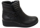 Orizonte Linger Womens European Comfortable Leather Ankle Boots