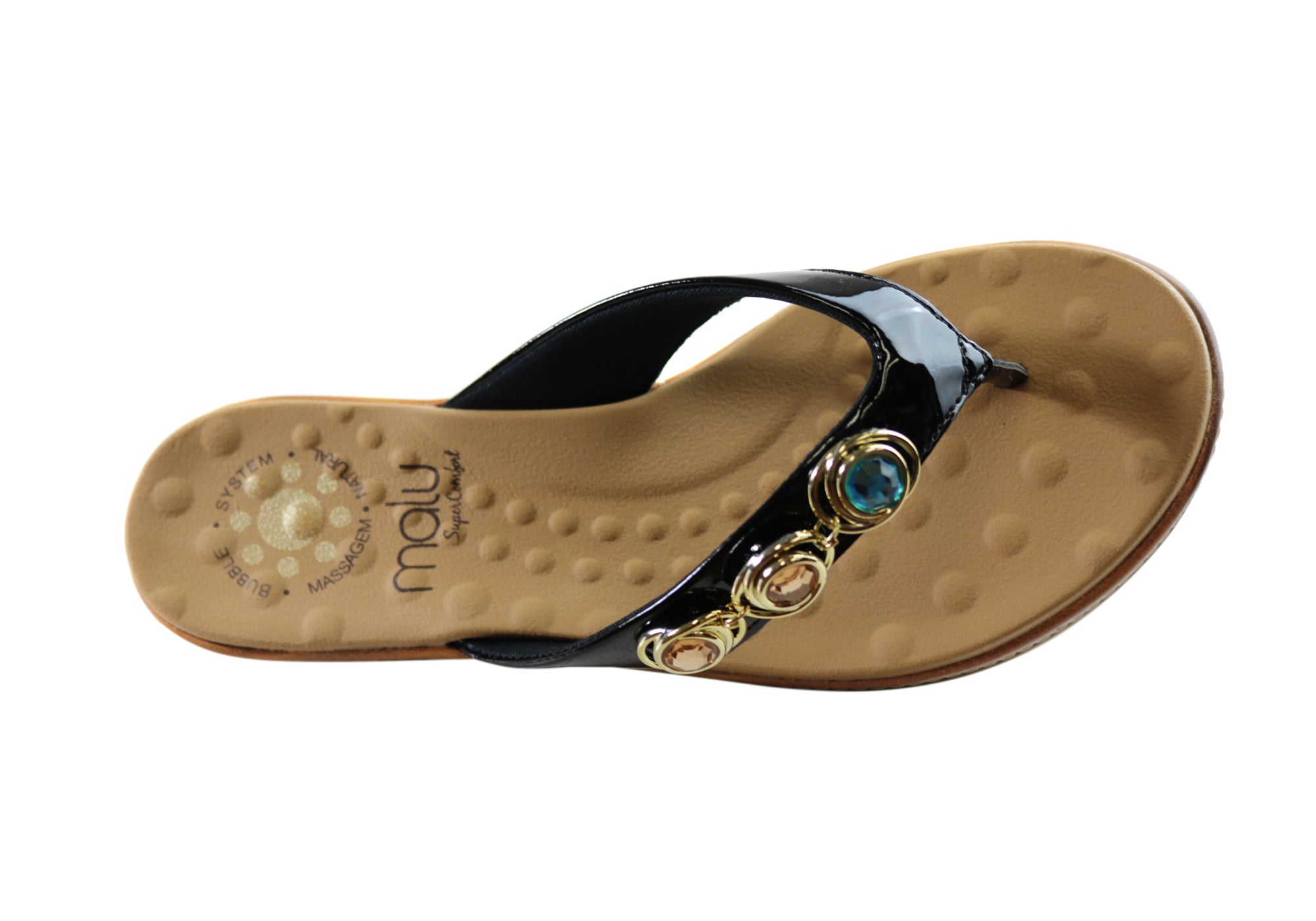 Malu Supercomfort Aria Womens Comfort Thongs Sandals Made In Brazil