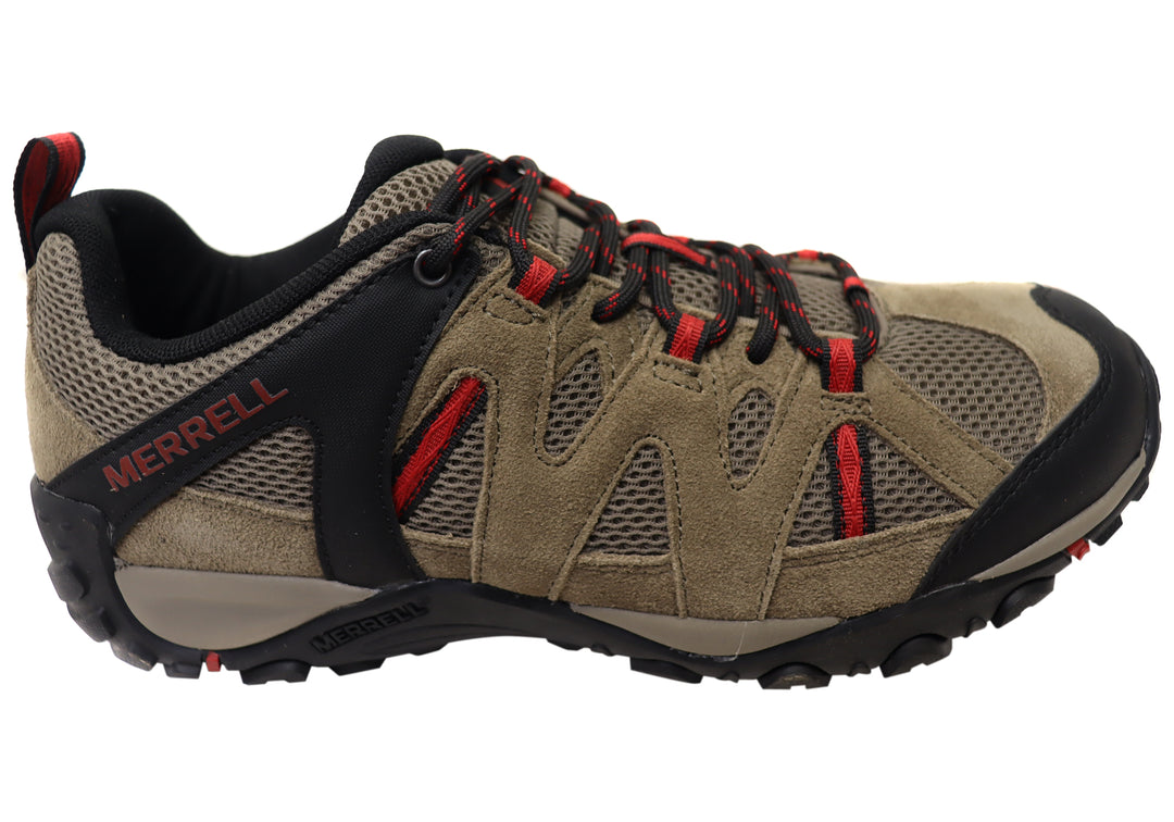 Merrell Mens Deverta 2 Leather Hiking Shoes Brand House Direct