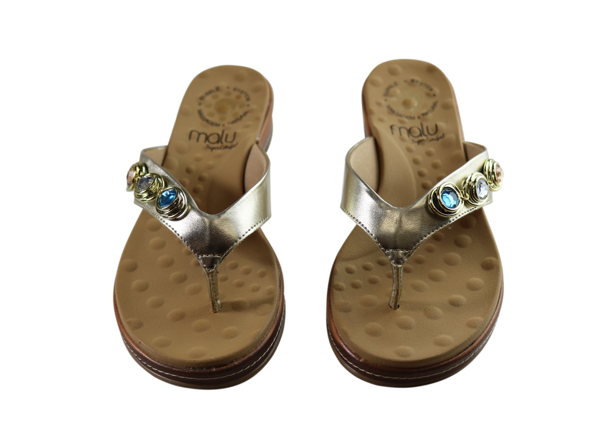 Malu Supercomfort Aria Womens Comfort Thongs Sandals Made In Brazil