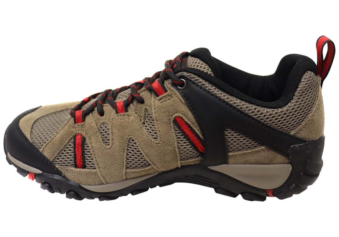 Merrell Mens Deverta 2 Leather Hiking Shoes Brand House Direct