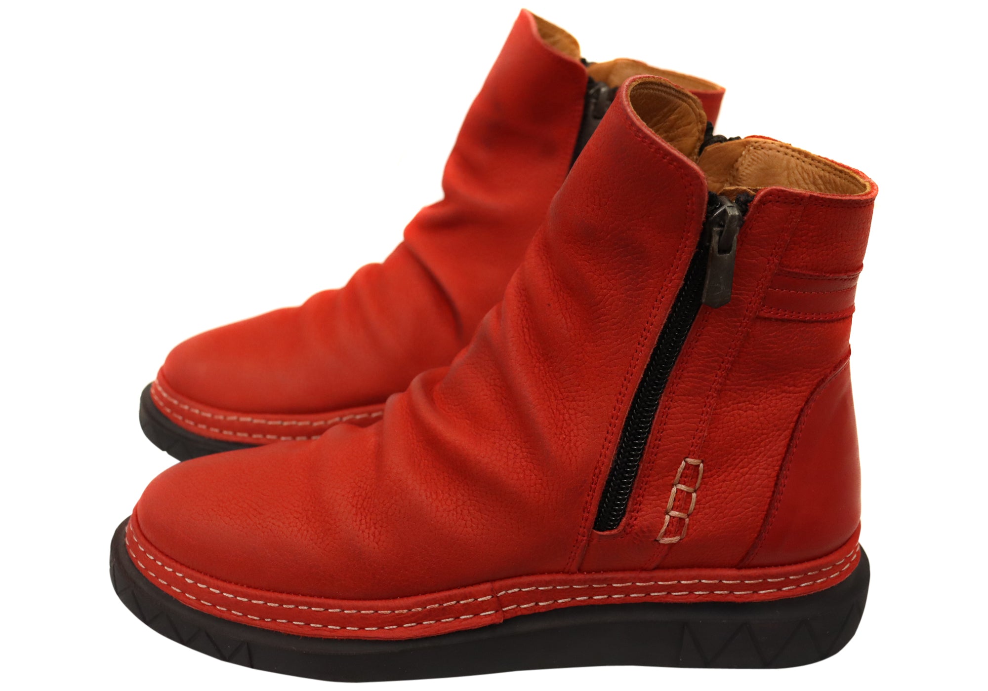Orizonte Azuro Womens European Comfortable Leather Ankle Boots