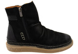Orizonte Azuro Womens European Comfortable Leather Ankle Boots