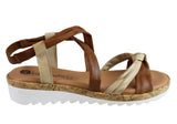 Lola Canales Bel Womens Comfortable Soft Leather Sandals Made In Spain