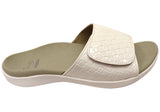 Scholl Orthaheel Samos II Womens Comfortable Supportive Slides Sandals