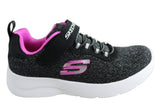 Skechers Dynamight 2.0 Tried N True Kids Girls Slip On Athletic Shoes