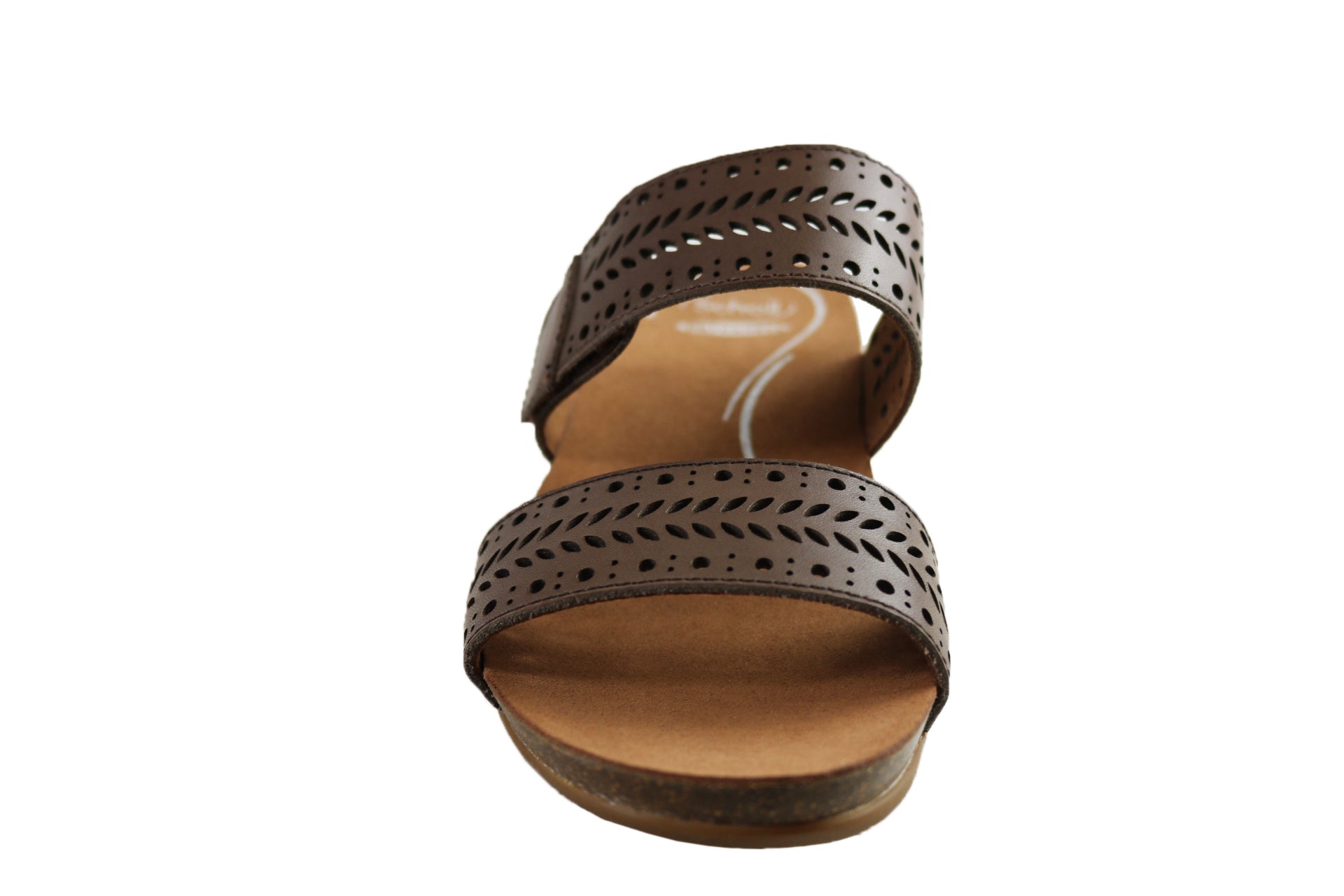 Scholl Orthaheel Jamee Womens Comfortable Leather Slides Sandals