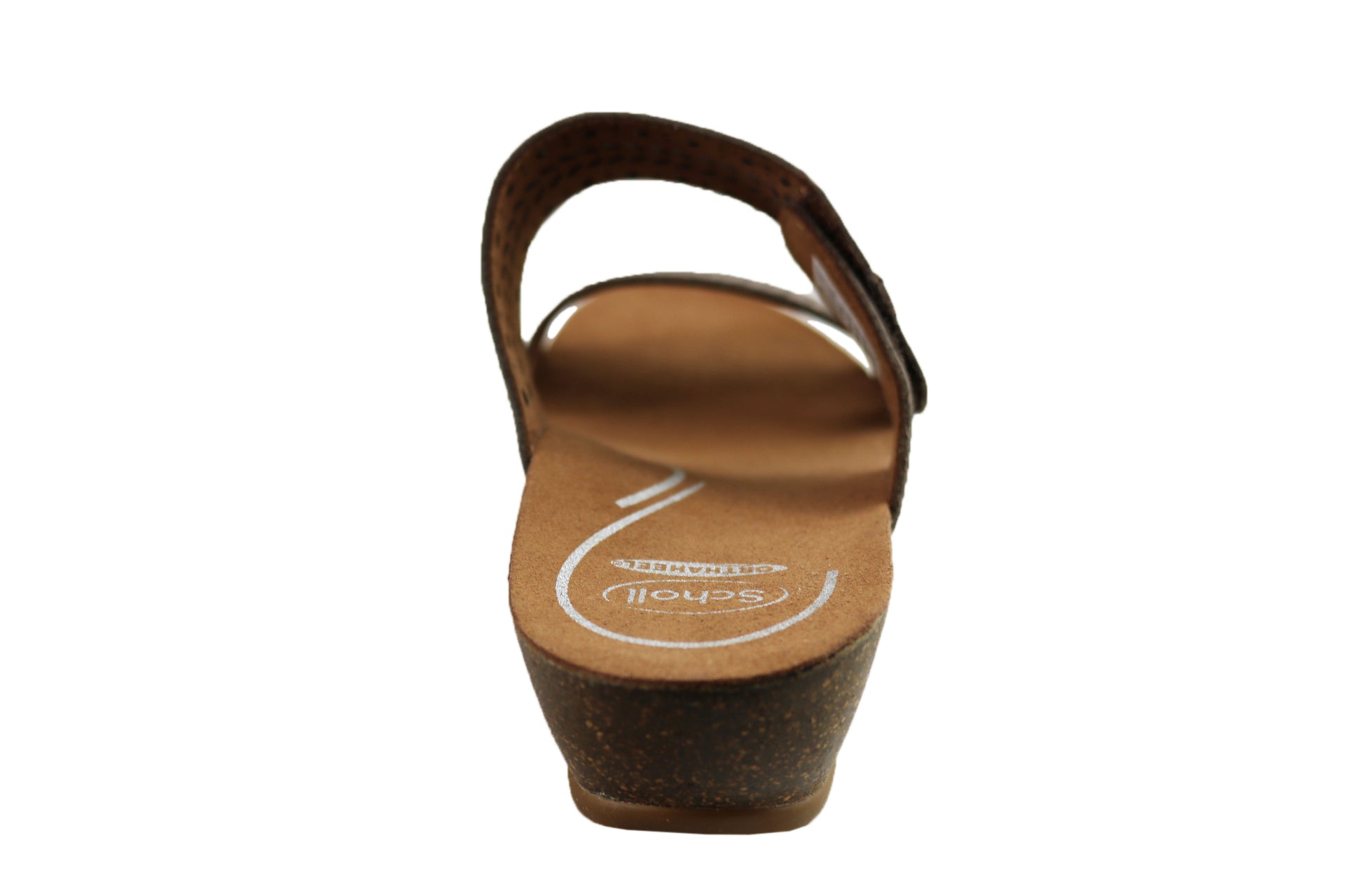 Scholl Orthaheel Jamee Womens Comfortable Leather Slides Sandals
