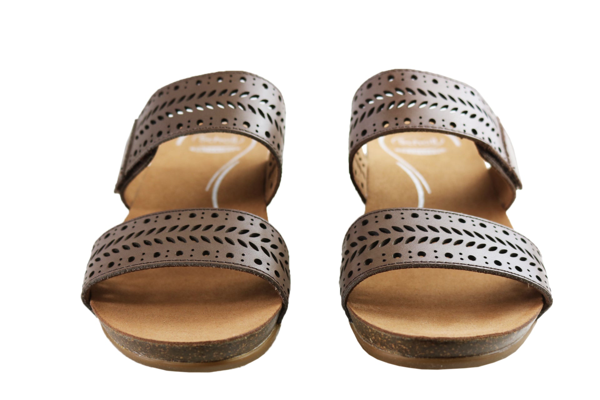 Scholl Orthaheel Jamee Womens Comfortable Leather Slides Sandals